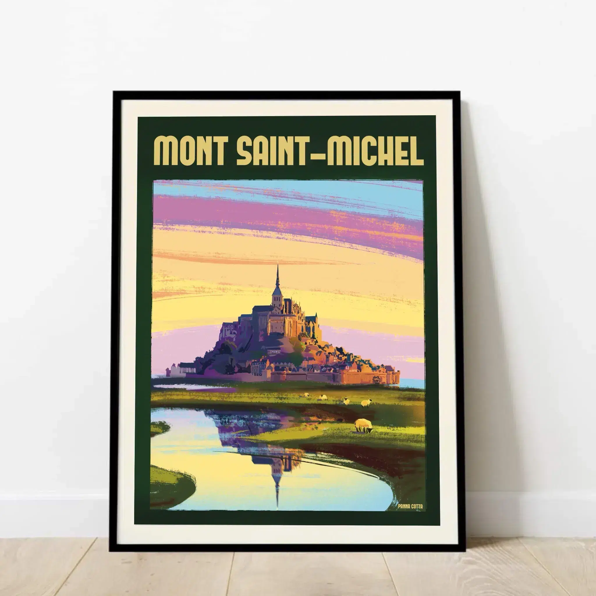 L'affiche Panna Cotta du Mont Saint-Michel