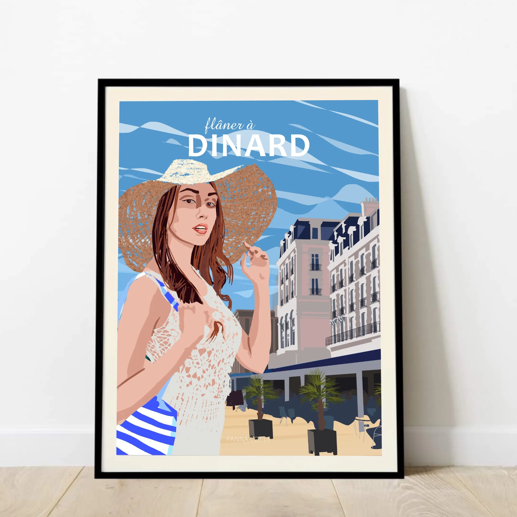 Affiche flâner à Dinard