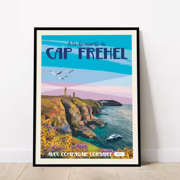 Affiche COMPAGNIE CORSAIRE Cap Fréhel
