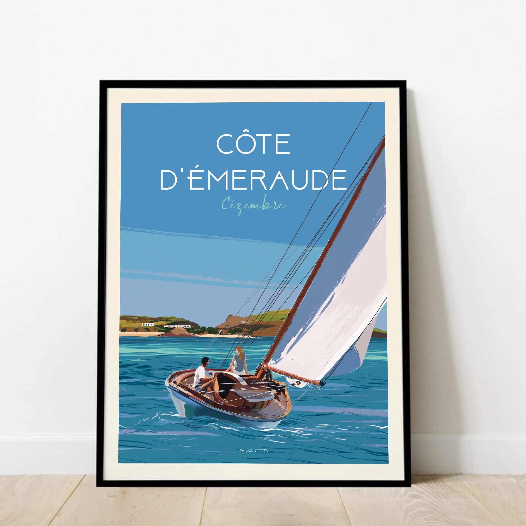 Voilier devant Cézembre