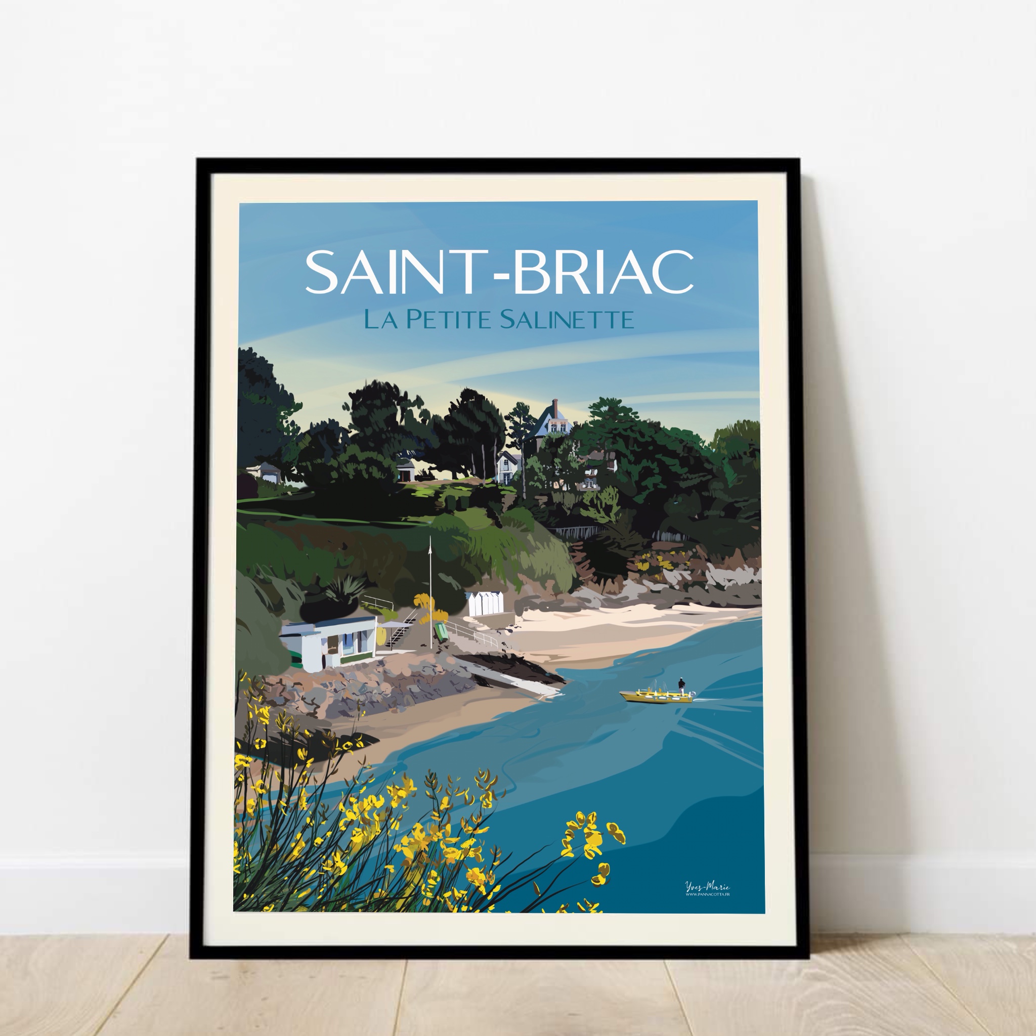 affiche de la Petite Salinette à Saint-Briac