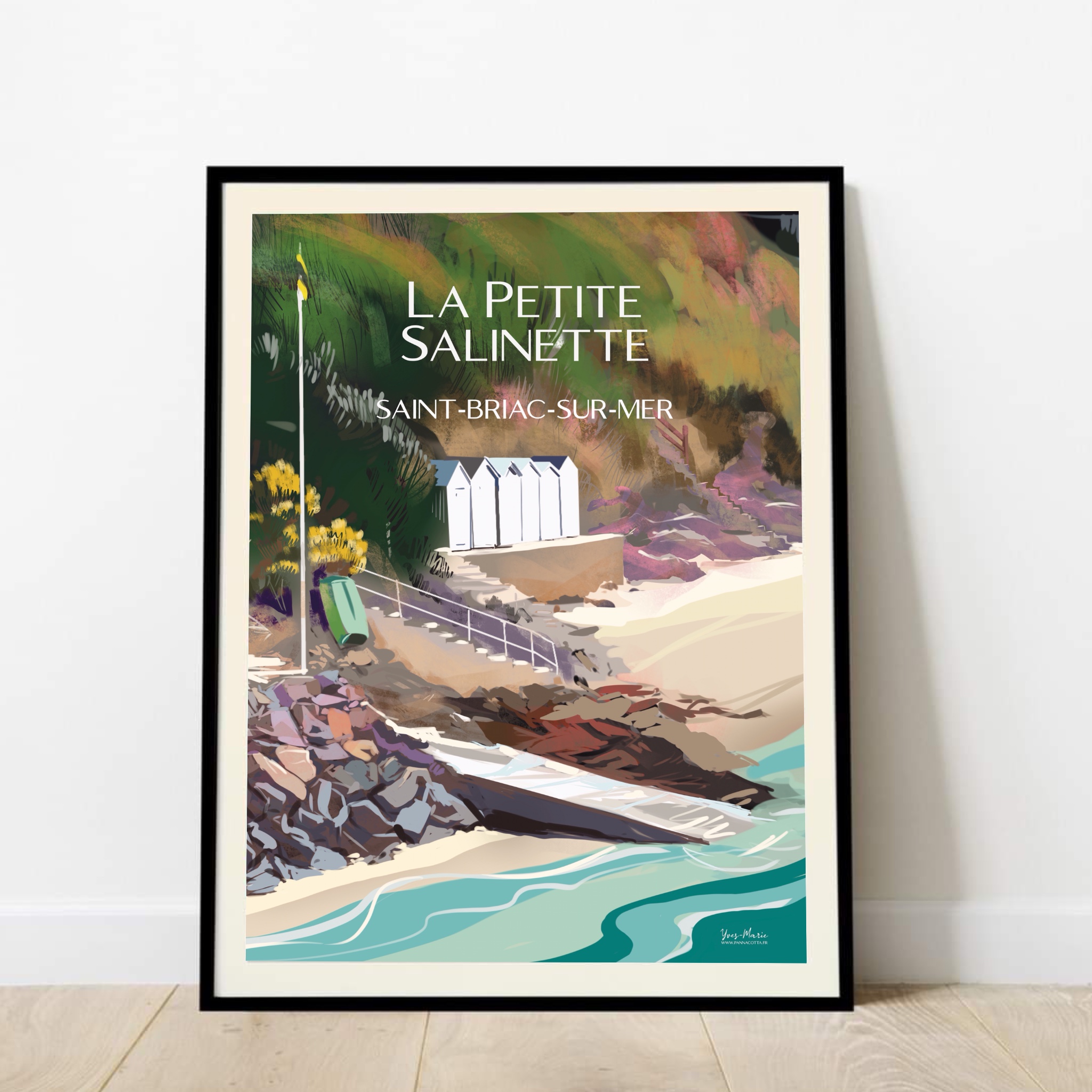 les cabines de la Petite Salinette