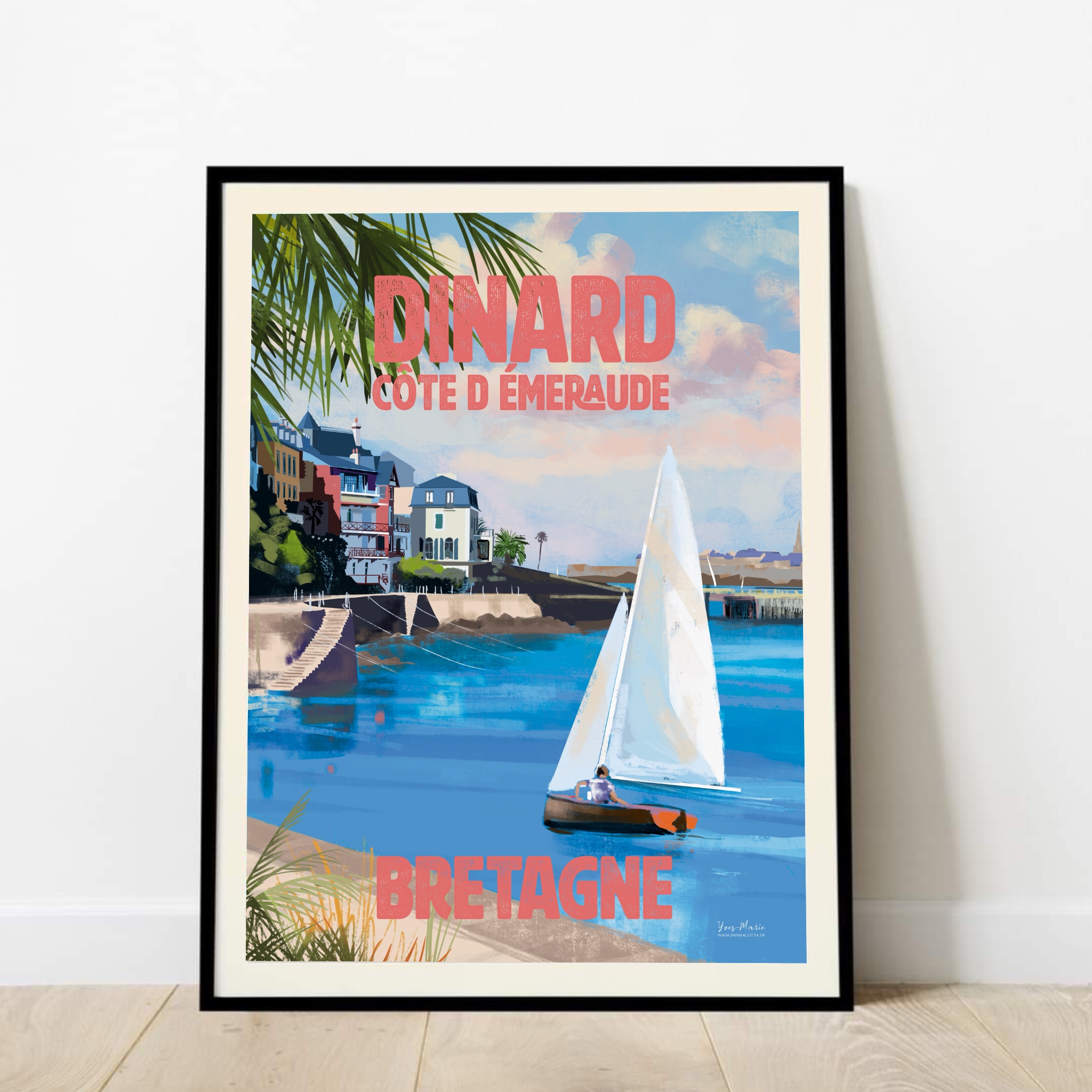 Affiche de port de Dinard