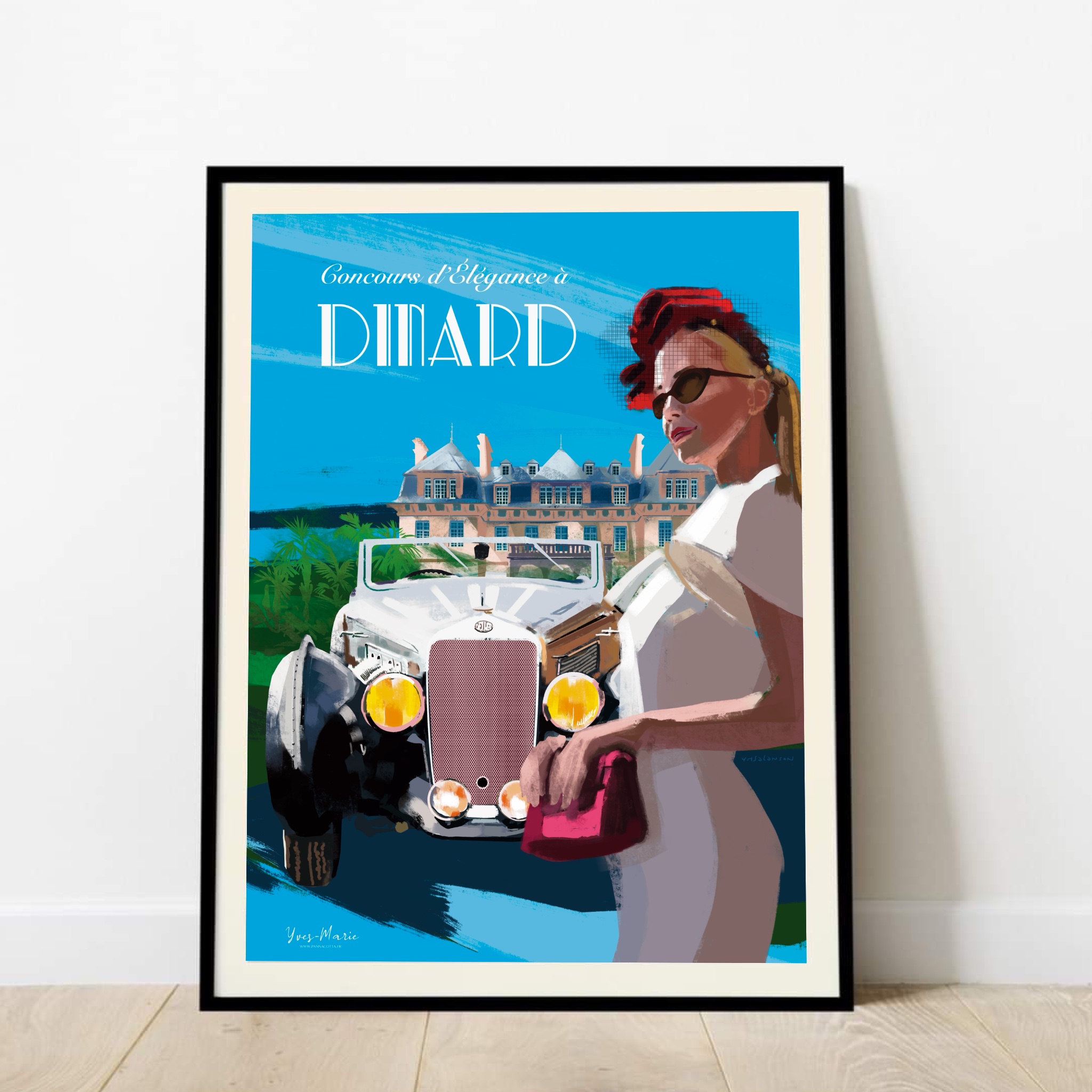 Affiche DINARD Élégance
